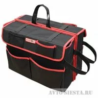 Органайзер автомобильный ДВОЙНАЯ СУМКА (KARPOFF) A15-1715 