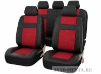 Авточехлы ABSOLUTE NEXT L, ЭКОКОЖА + ВЕЛЮР