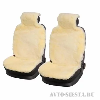 МЕХОВЫЕ НАКИДКИ JOLLY LUX (140Х55) 2ШТ. БЕЖЕВЫЙ