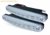  Дневные ходовые огни (DRL) AVS DL-8S (2,4W, 8 светодиодов х 2шт)